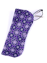 SIMONE Green Madder Silk Glasses Case